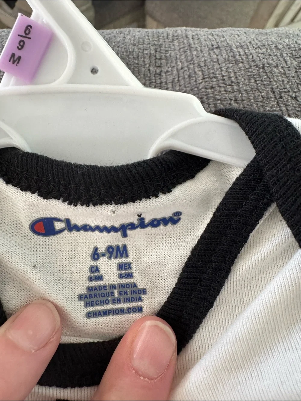Champion Navy Short-Sleeve Baby One-Piece Bodysuit - Navy